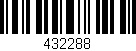Código de barras (EAN, GTIN, SKU, ISBN): '432288'