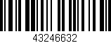 Código de barras (EAN, GTIN, SKU, ISBN): '43246632'