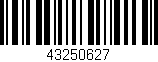 Código de barras (EAN, GTIN, SKU, ISBN): '43250627'