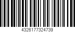 Código de barras (EAN, GTIN, SKU, ISBN): '4326177324739'