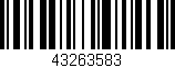 Código de barras (EAN, GTIN, SKU, ISBN): '43263583'