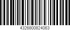 Código de barras (EAN, GTIN, SKU, ISBN): '4326800824063'