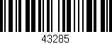 Código de barras (EAN, GTIN, SKU, ISBN): '43285'