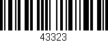 Código de barras (EAN, GTIN, SKU, ISBN): '43323'