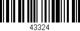 Código de barras (EAN, GTIN, SKU, ISBN): '43324'