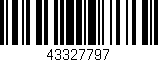 Código de barras (EAN, GTIN, SKU, ISBN): '43327797'