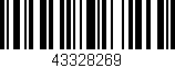 Código de barras (EAN, GTIN, SKU, ISBN): '43328269'