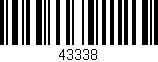 Código de barras (EAN, GTIN, SKU, ISBN): '43338'