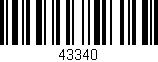 Código de barras (EAN, GTIN, SKU, ISBN): '43340'