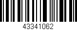 Código de barras (EAN, GTIN, SKU, ISBN): '43341062'