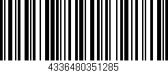 Código de barras (EAN, GTIN, SKU, ISBN): '4336480351285'