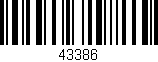 Código de barras (EAN, GTIN, SKU, ISBN): '43386'