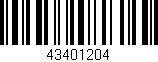 Código de barras (EAN, GTIN, SKU, ISBN): '43401204'
