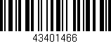 Código de barras (EAN, GTIN, SKU, ISBN): '43401466'
