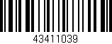 Código de barras (EAN, GTIN, SKU, ISBN): '43411039'
