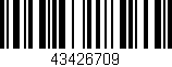 Código de barras (EAN, GTIN, SKU, ISBN): '43426709'