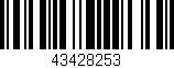 Código de barras (EAN, GTIN, SKU, ISBN): '43428253'