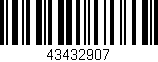 Código de barras (EAN, GTIN, SKU, ISBN): '43432907'