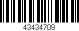 Código de barras (EAN, GTIN, SKU, ISBN): '43434709'