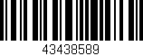Código de barras (EAN, GTIN, SKU, ISBN): '43438589'