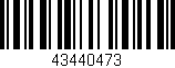 Código de barras (EAN, GTIN, SKU, ISBN): '43440473'