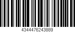 Código de barras (EAN, GTIN, SKU, ISBN): '4344476243889'