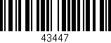 Código de barras (EAN, GTIN, SKU, ISBN): '43447'