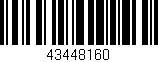 Código de barras (EAN, GTIN, SKU, ISBN): '43448160'