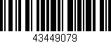 Código de barras (EAN, GTIN, SKU, ISBN): '43449079'