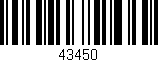 Código de barras (EAN, GTIN, SKU, ISBN): '43450'