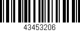 Código de barras (EAN, GTIN, SKU, ISBN): '43453206'