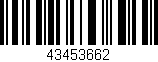 Código de barras (EAN, GTIN, SKU, ISBN): '43453662'