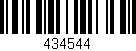 Código de barras (EAN, GTIN, SKU, ISBN): '434544'