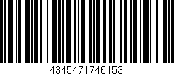 Código de barras (EAN, GTIN, SKU, ISBN): '4345471746153'