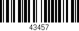 Código de barras (EAN, GTIN, SKU, ISBN): '43457'