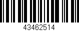 Código de barras (EAN, GTIN, SKU, ISBN): '43462514'