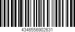 Código de barras (EAN, GTIN, SKU, ISBN): '4346556902631'