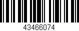 Código de barras (EAN, GTIN, SKU, ISBN): '43466074'