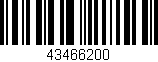 Código de barras (EAN, GTIN, SKU, ISBN): '43466200'
