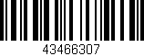 Código de barras (EAN, GTIN, SKU, ISBN): '43466307'