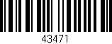 Código de barras (EAN, GTIN, SKU, ISBN): '43471'