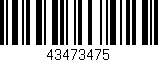 Código de barras (EAN, GTIN, SKU, ISBN): '43473475'