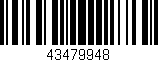 Código de barras (EAN, GTIN, SKU, ISBN): '43479948'