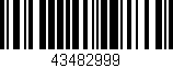 Código de barras (EAN, GTIN, SKU, ISBN): '43482999'