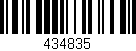 Código de barras (EAN, GTIN, SKU, ISBN): '434835'