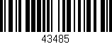 Código de barras (EAN, GTIN, SKU, ISBN): '43485'