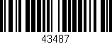 Código de barras (EAN, GTIN, SKU, ISBN): '43487'