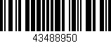 Código de barras (EAN, GTIN, SKU, ISBN): '43488950'