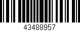 Código de barras (EAN, GTIN, SKU, ISBN): '43488957'