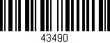 Código de barras (EAN, GTIN, SKU, ISBN): '43490'